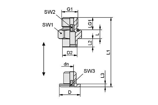 Dimensional drawing SC-AR AG SPOB1f